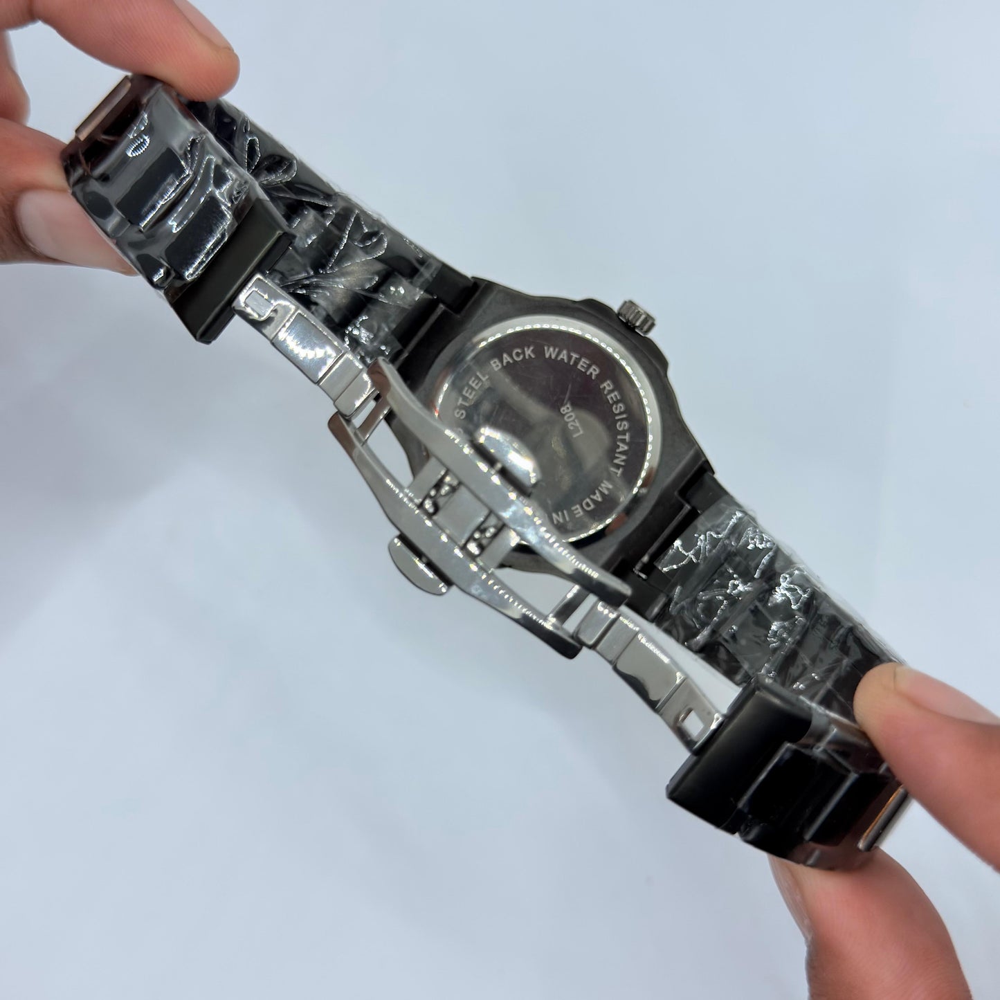 Patek phlip black with black dial with date