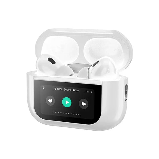 ANC/ENC A9 Airpods Touch Screen Wireless Pro Earbuds