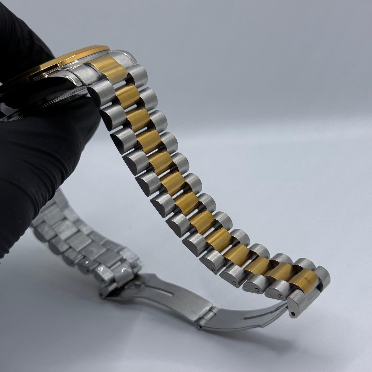 Rolex oyster truetone with green dial