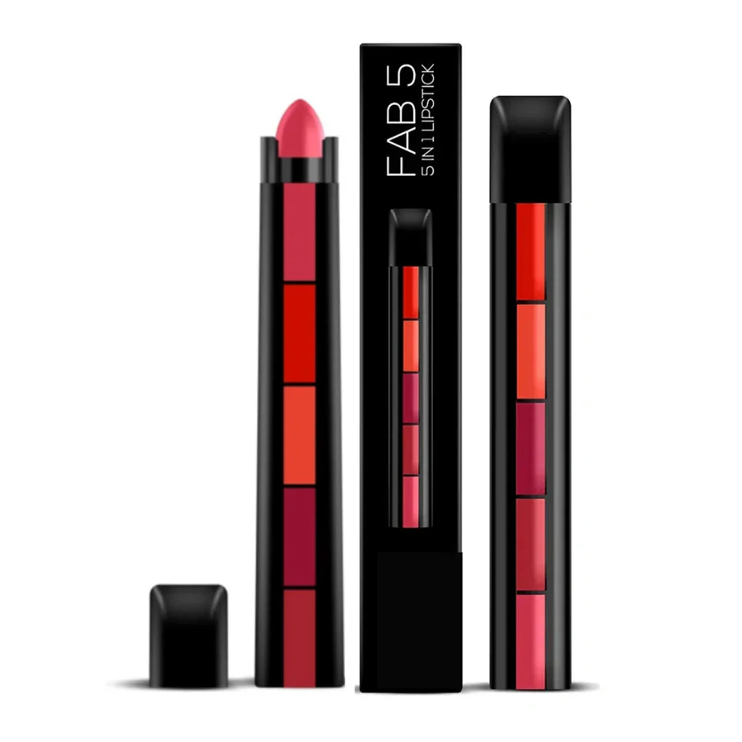 | Matte Finish 5 in 1 Lipstick | Buy 1 Get 1 Free