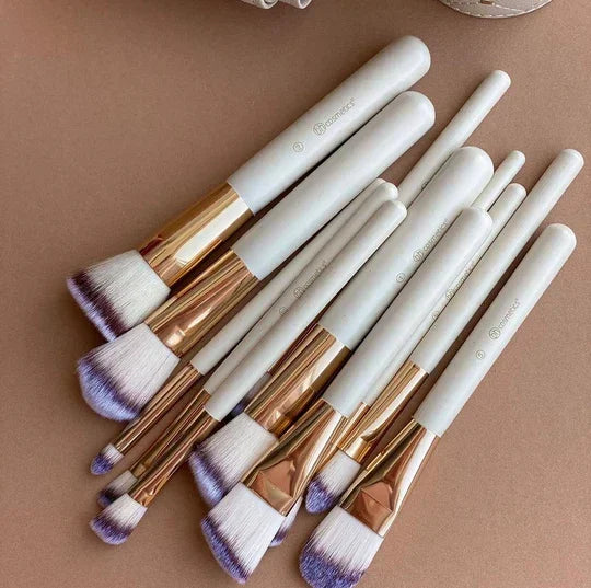 Couture 12 Piece Brush Set - Branded Cosmetics - Studded Box