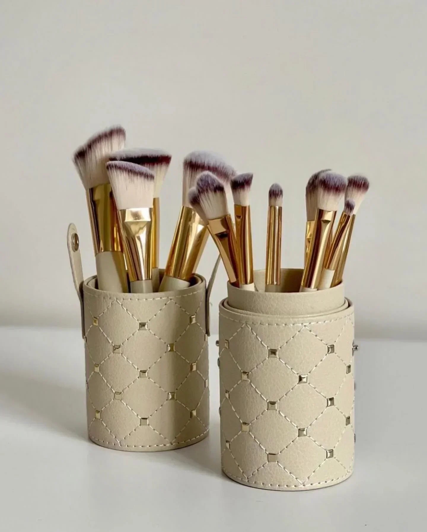 Couture 12 Piece Brush Set - Branded Cosmetics - Studded Box