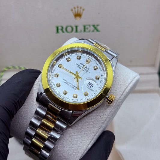 Rolex oyster truetone with white  dial