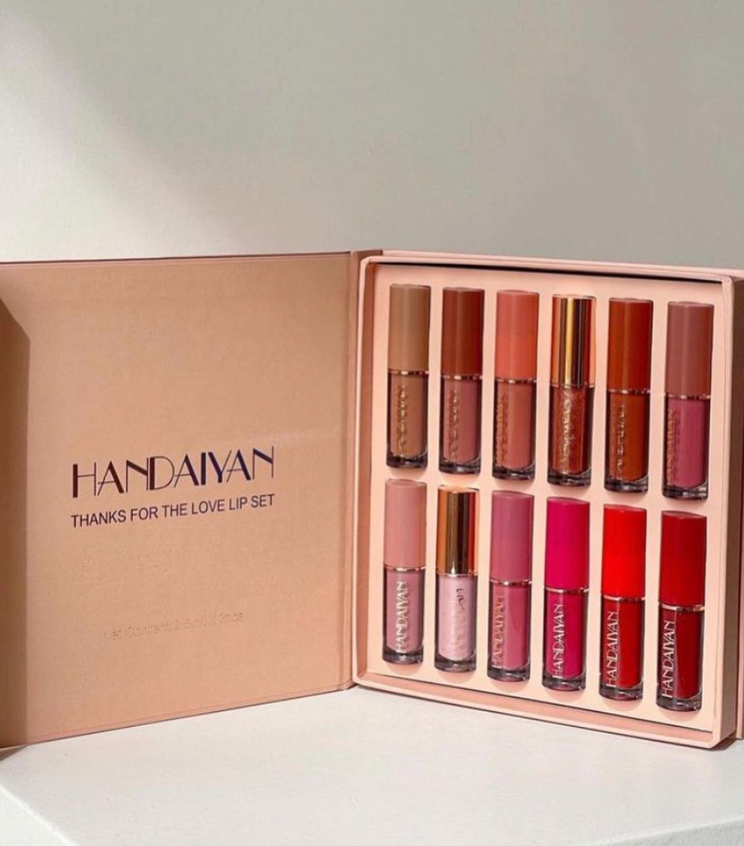 Super Glossy Lipgloss |  12 pcs Matte Liquid Lipstick Box | Nimz Fashion