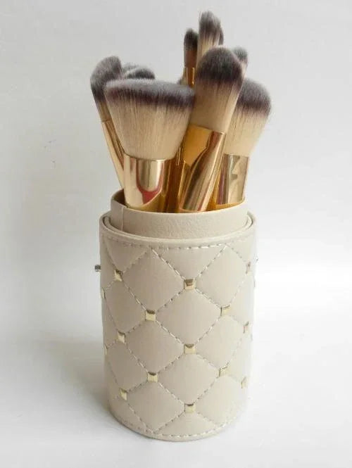 Couture 12 Piece Brush Set - Branded Cosmetics - Studded Box