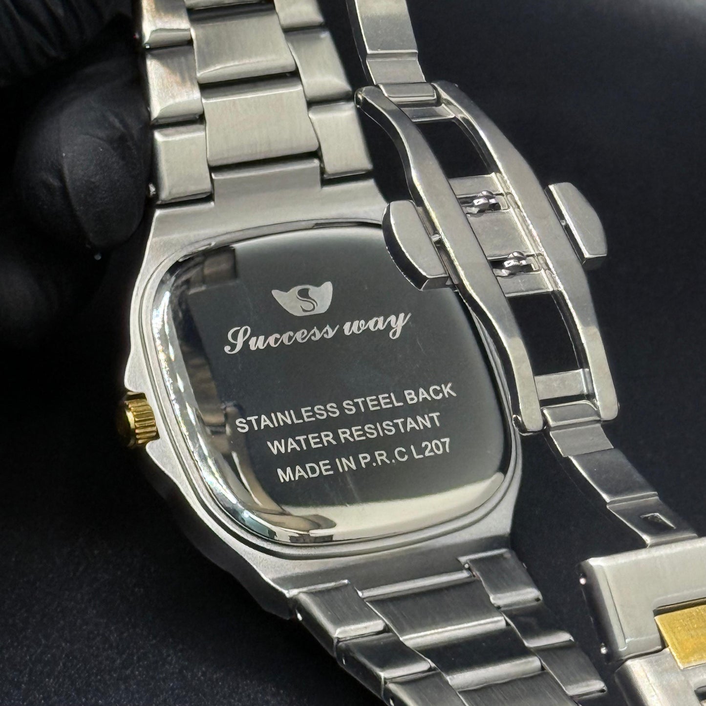 Success way truetone with blue dial DAY & DATE