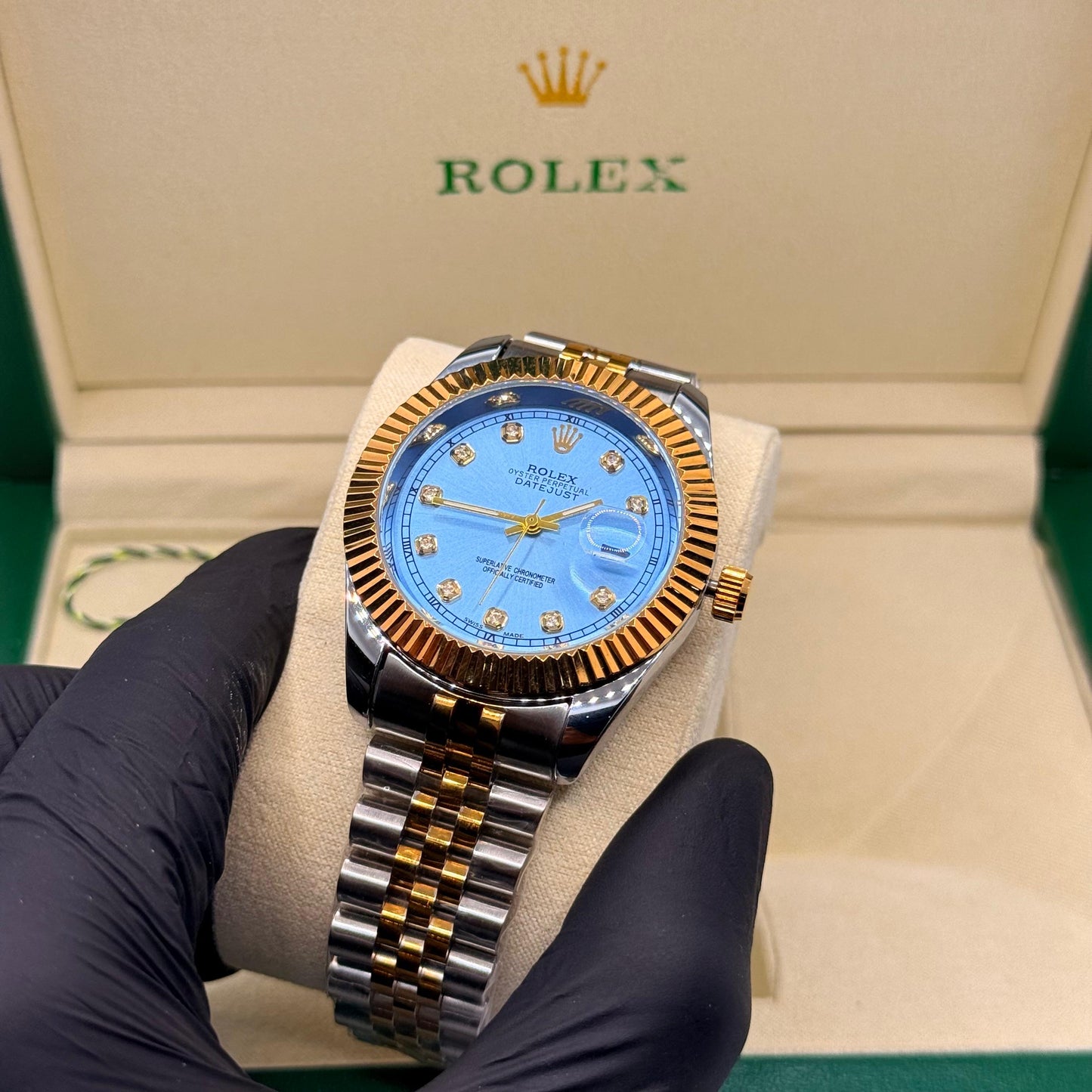 Rolex Jublie chain truetone tifny dial