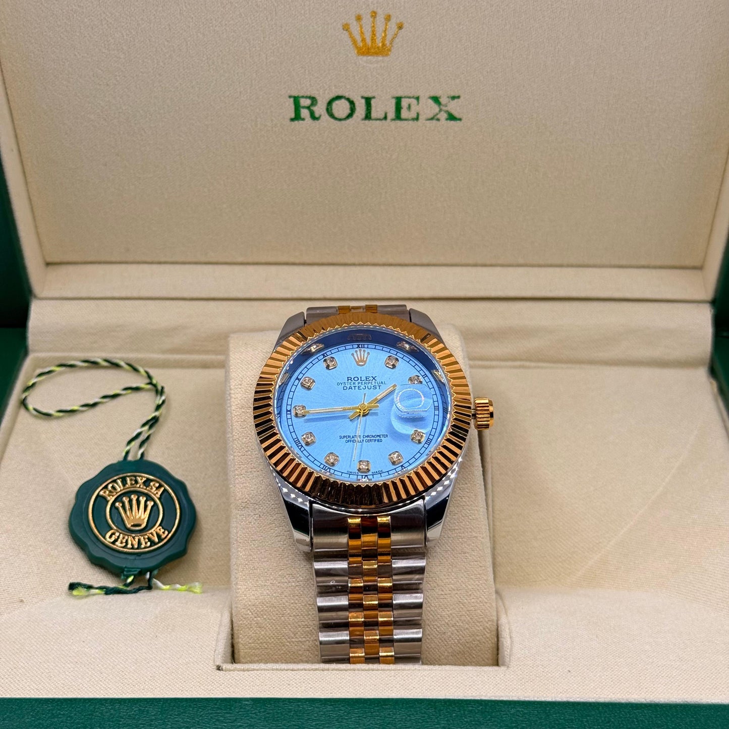 Rolex Jublie chain truetone tifny dial