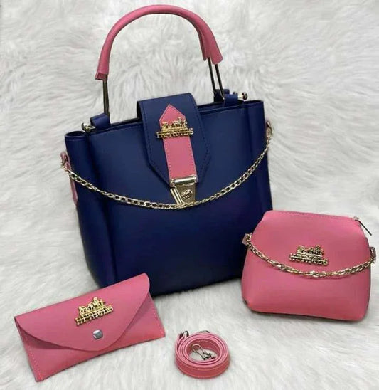 3 Piece Leather Purse For Women - Imported Brand Quality