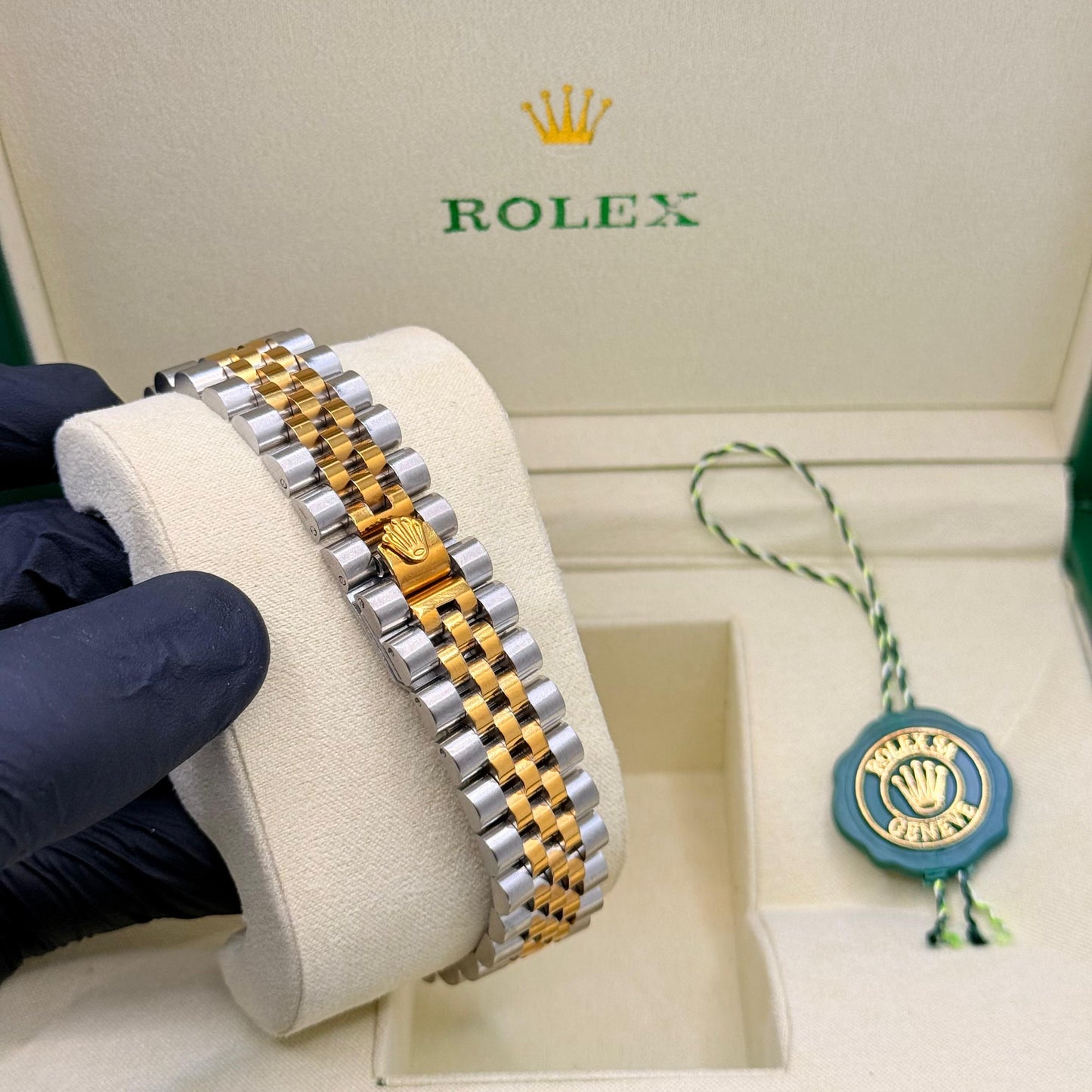 Rolex Jublie chain truetone brown dial