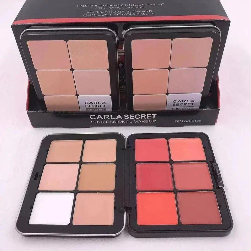 Carla Secret Cream Blush And Concealer Palette.